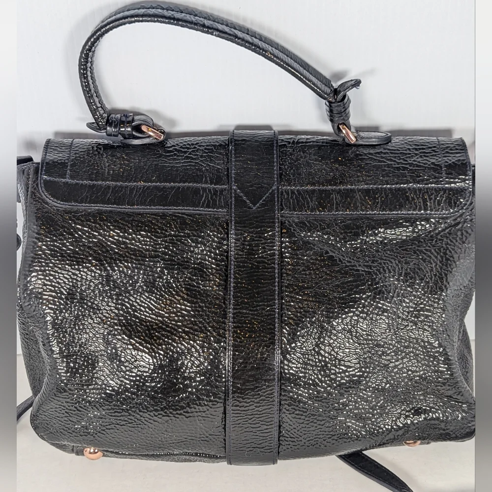 Mulberry Harriet soft patent leather crossbody handbag